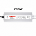 LED power supply with 200W rating on a white background