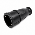 16A Rubber (Caoutchouc) Female Socket – Black & White Lebanon