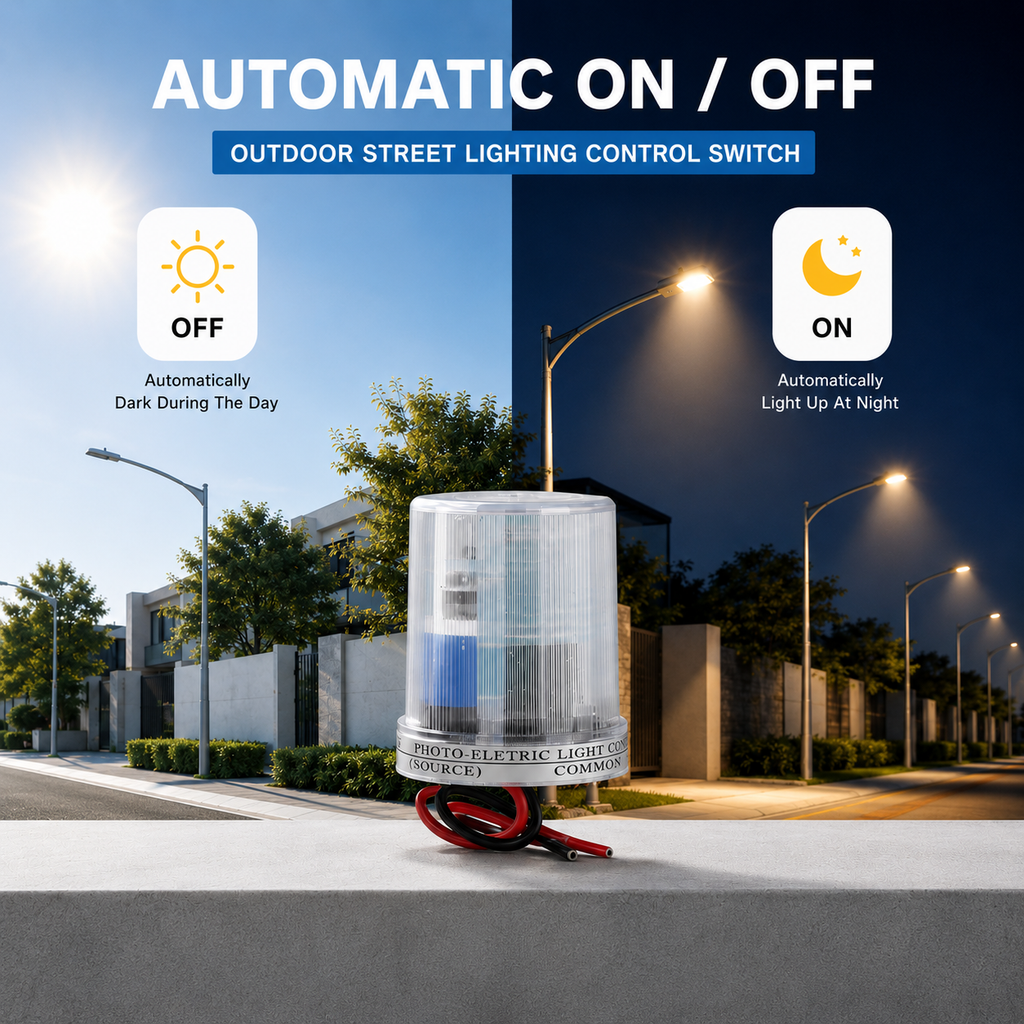220V 15A Automatic Photocell Light Control Switch – Dusk to Dawn Sensor Jounieh