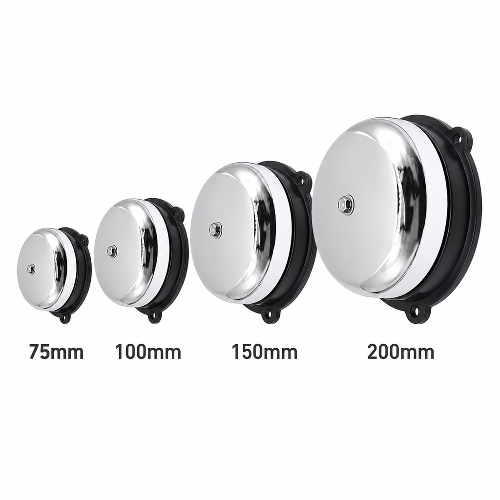 220V Round Electric Bell – 75mm / 100mm / 150mm / 200mm Beirut