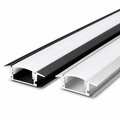 Recessed Trunk Aluminum Profile | Black & Silver | 2M / 3M | 7x17.3mm