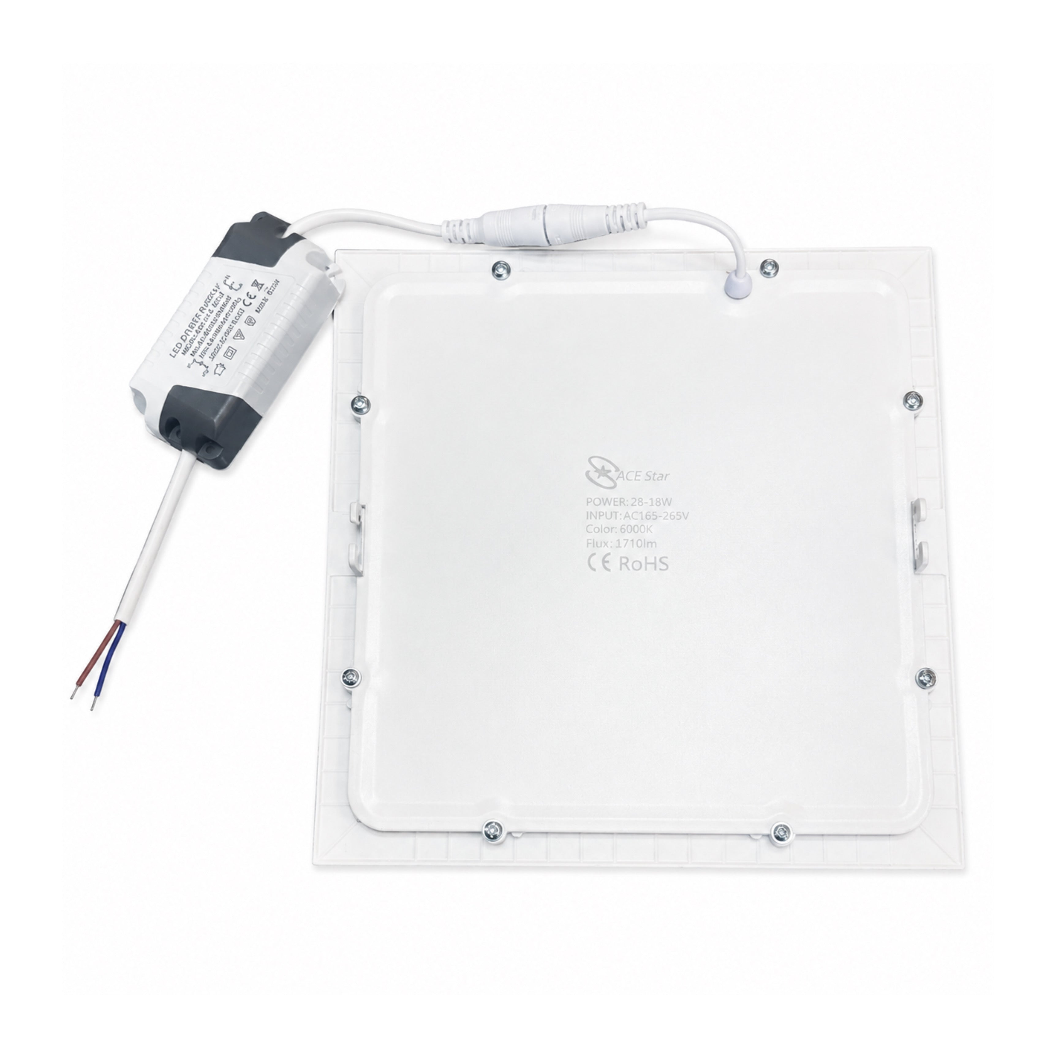 Square LED Recessed Spot 18W