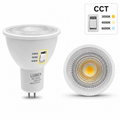 7W MR16 GU5.3 SMD LED Bulb CCT 220V – Adjustable Color Temperature Spotlight Lamp Lebanon
