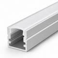 2MT Surface Mount Aluminum Profile Channel with Diffuser Cover for LED Strips 13x10mm