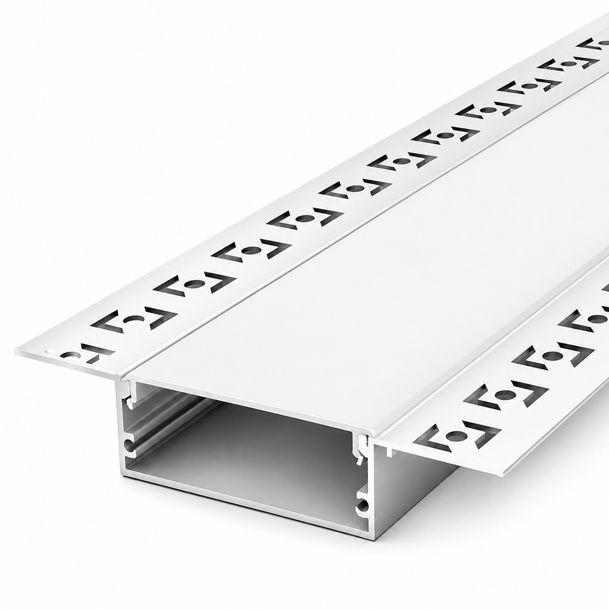 Aluminum Gypsum Trunk Profile 3M – Recessed – Silver |20x96mm