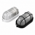 Aluminum Oval Outdoor Wall Light – 60W / 100W – Black or White Lebanon