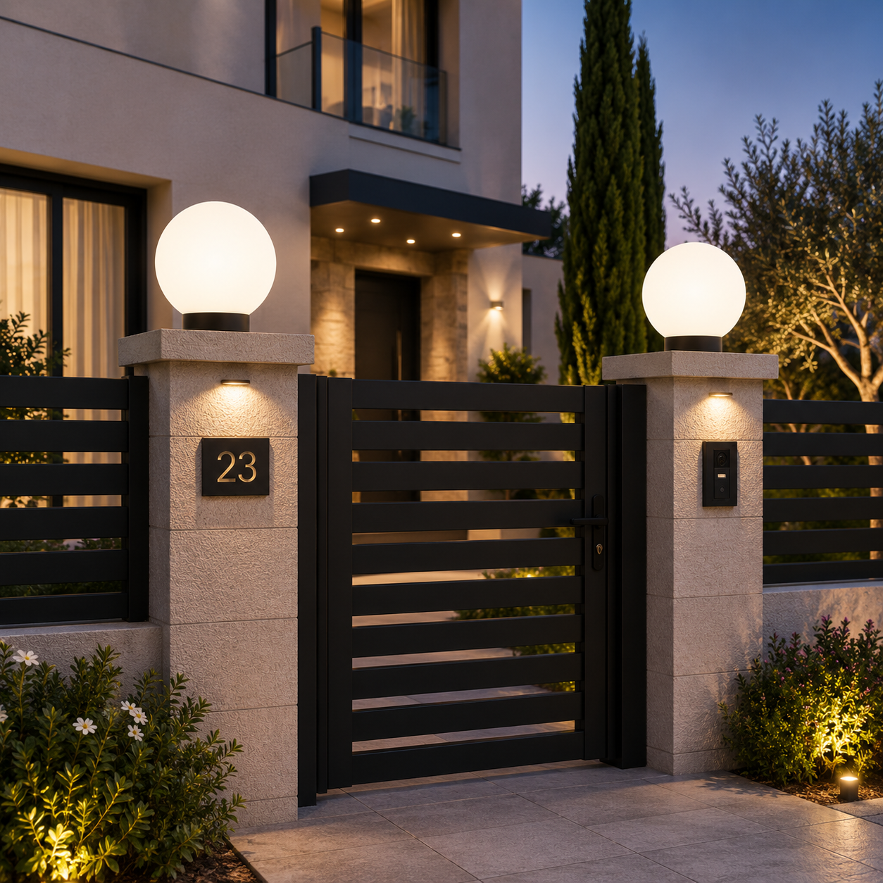 Opal Globe Light Fixture – E27 Lamp Holder