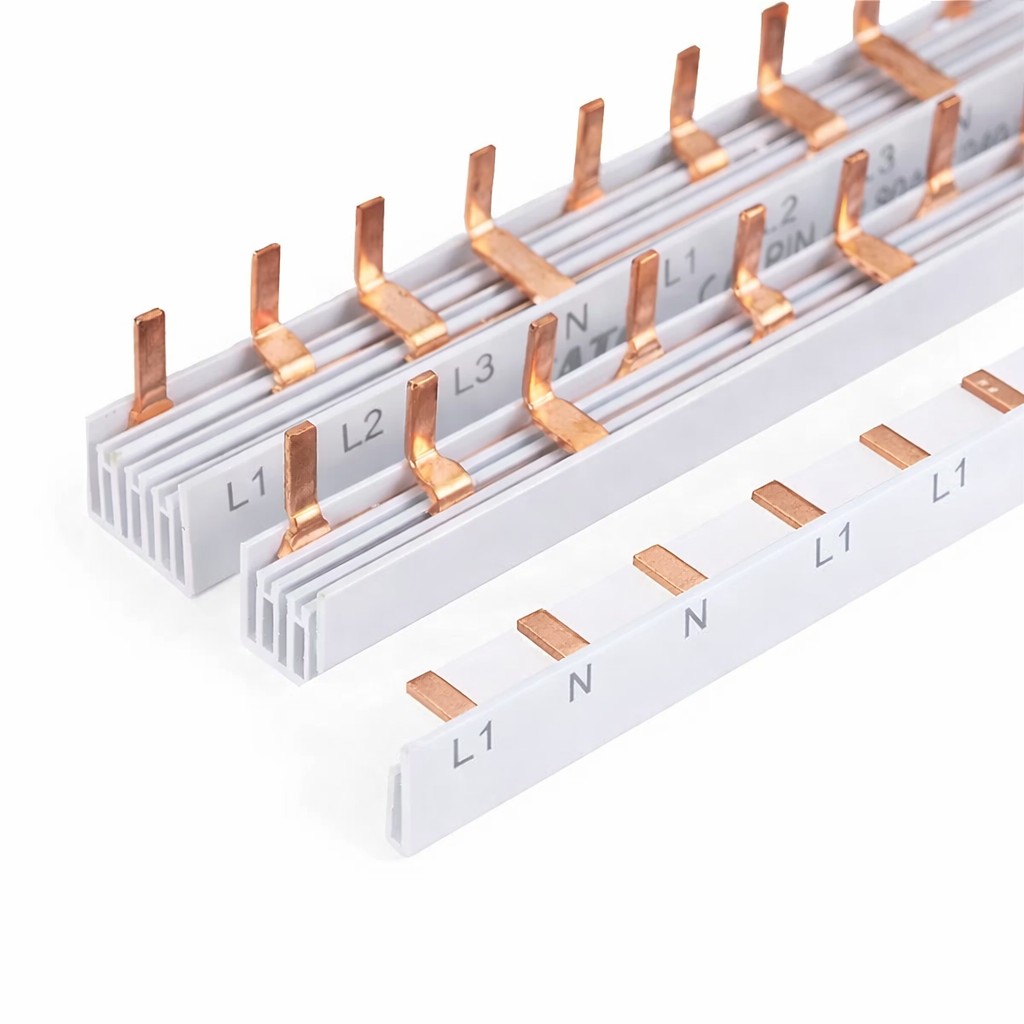 Copper Busbar Comb – 1P, 3P & 4P Distribution Busbar (12 mm / 16 mm) Lebanon