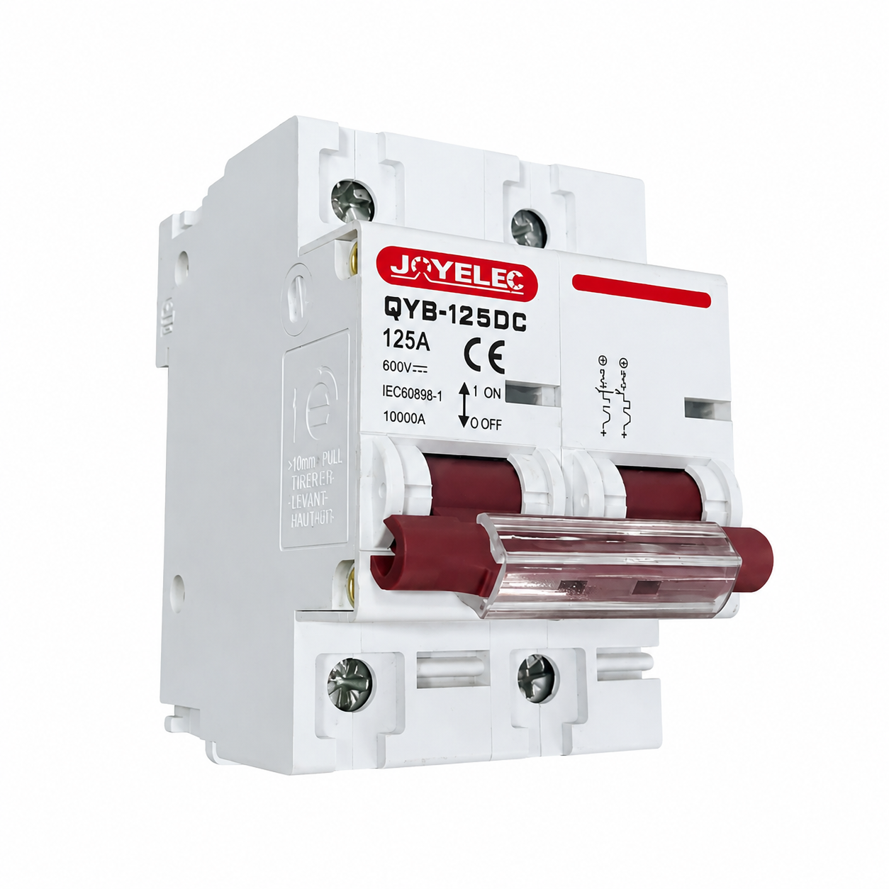 DC Miniature Circuit Breaker (MCB) 10KA 2P 600V – Available in 80A, 100A & 125A – Dual Pole Protection for Solar & DC Systems