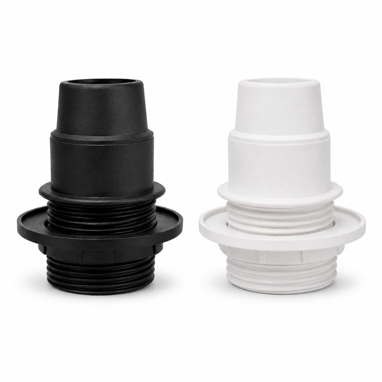 E14 Lamp Holder with Ring – Black & White Lebanon