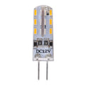 LED light bulb with 'DC12V' label on a white background