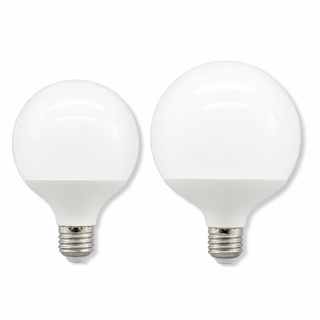 LED Globe Bulb E27 220V - G95 15W / G120 25W - Warm White or Daylight