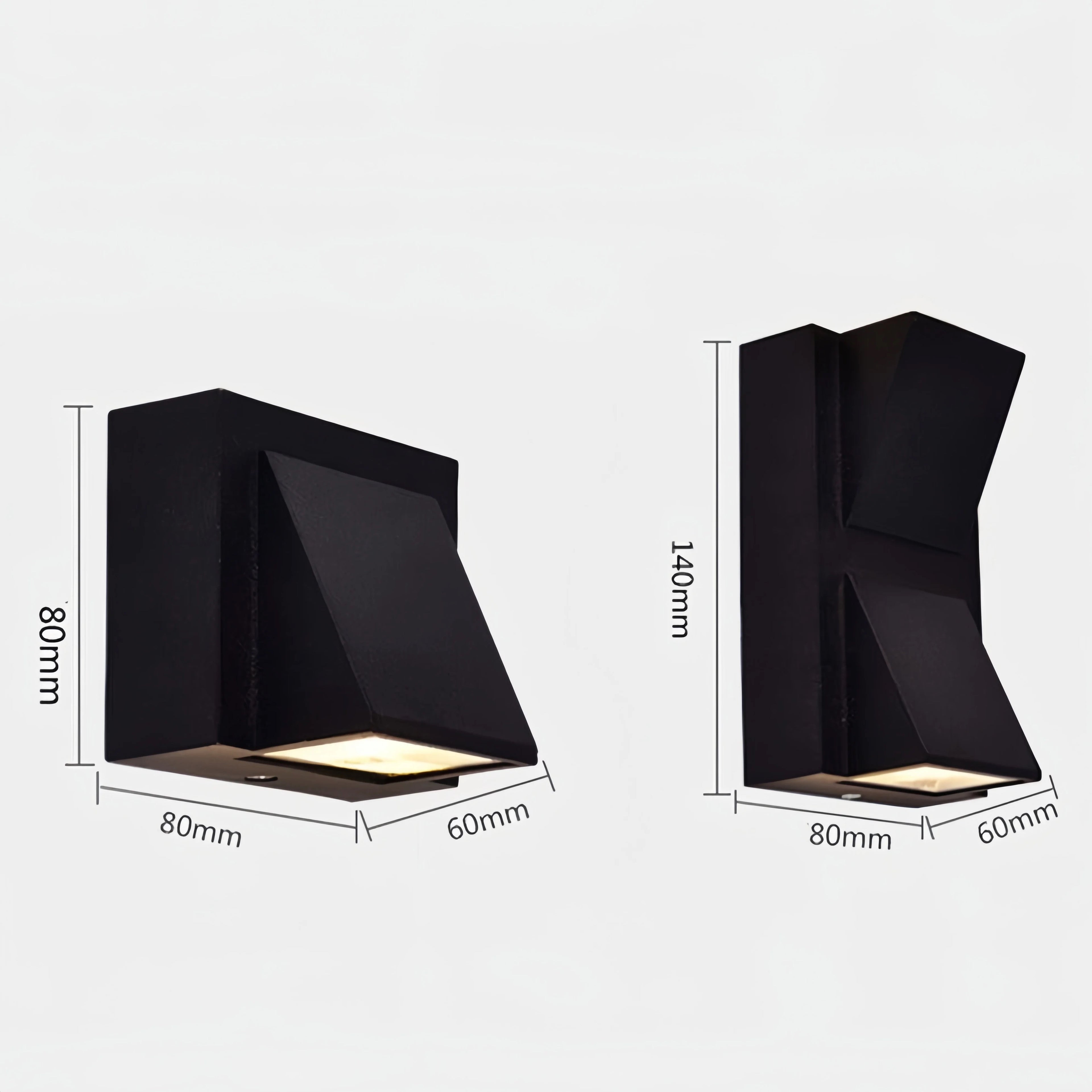 LED Outdoor Wall Light - 5W / 10W | IP65 Waterproof | Warm White 3000K