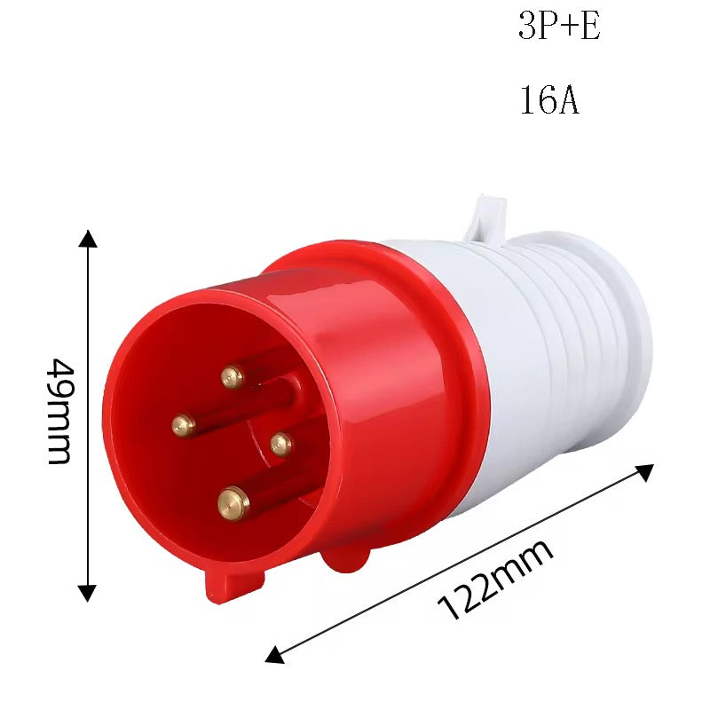 Industrial Plug IP44 – 16A & 32A 2P+E / 3P+E Male Connector