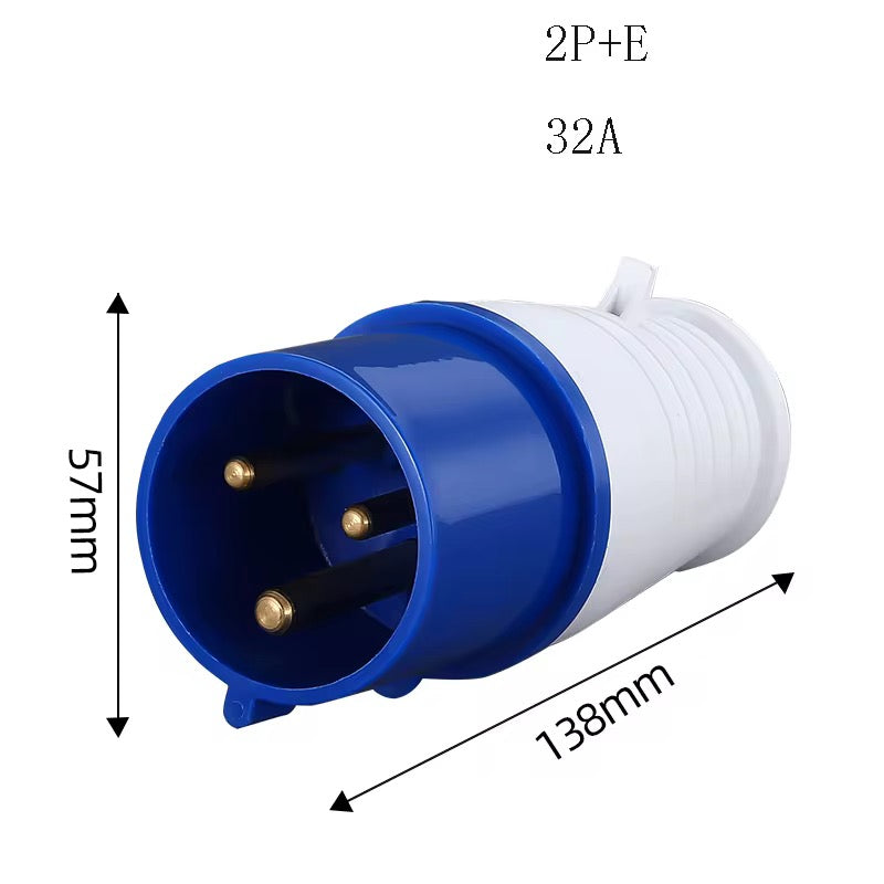 Industrial Plug IP44 – 16A & 32A 2P+E / 3P+E Male Connector