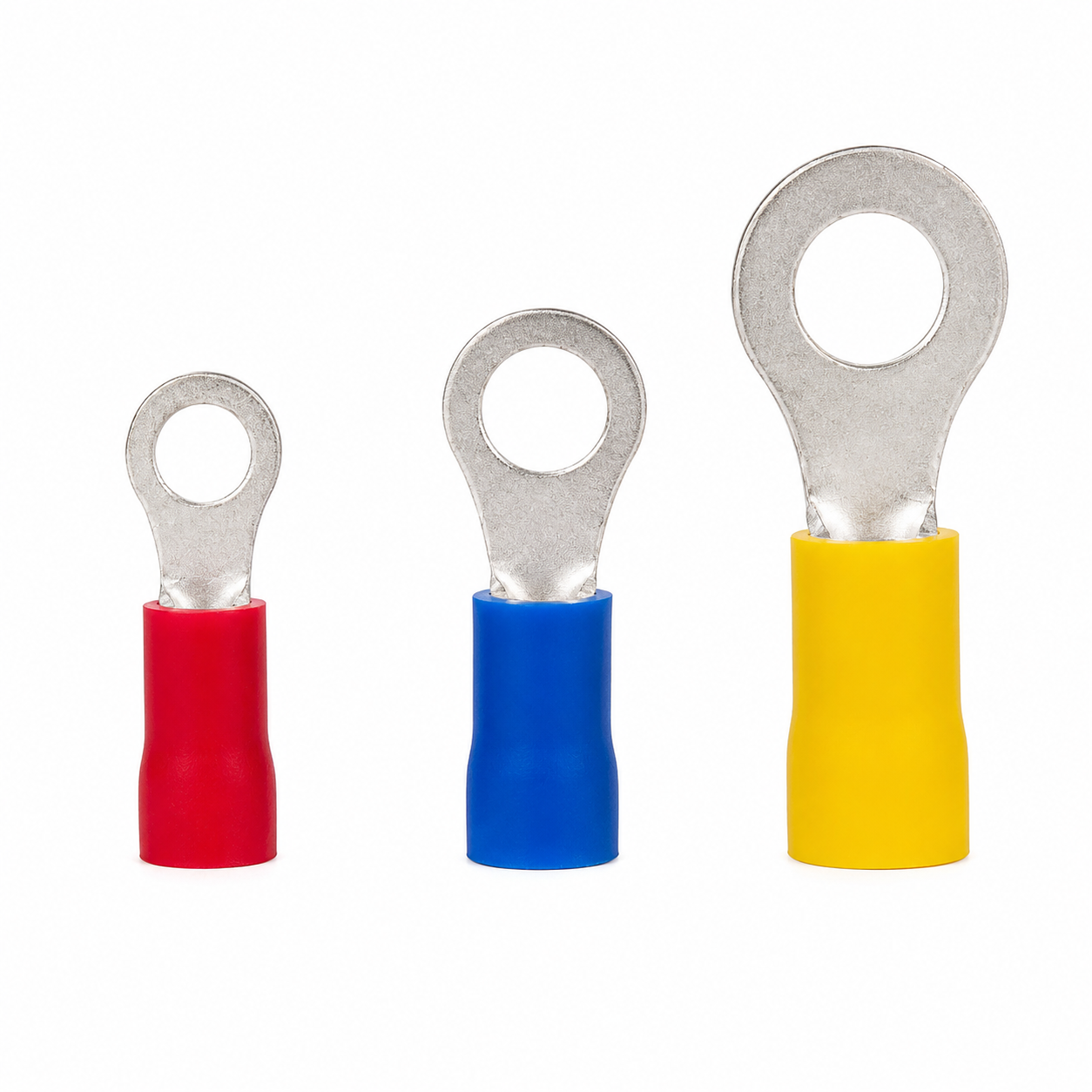 Insulated Ring Terminals (100 PCS) – Red, Blue & Yellow Crimp Connectors Beirut