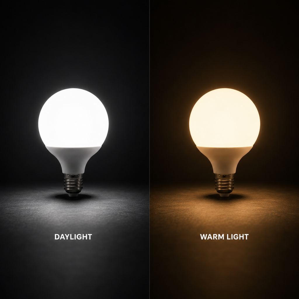 LED Globe Bulb E27 220V - G95 15W / G120 25W - Warm White or Daylight