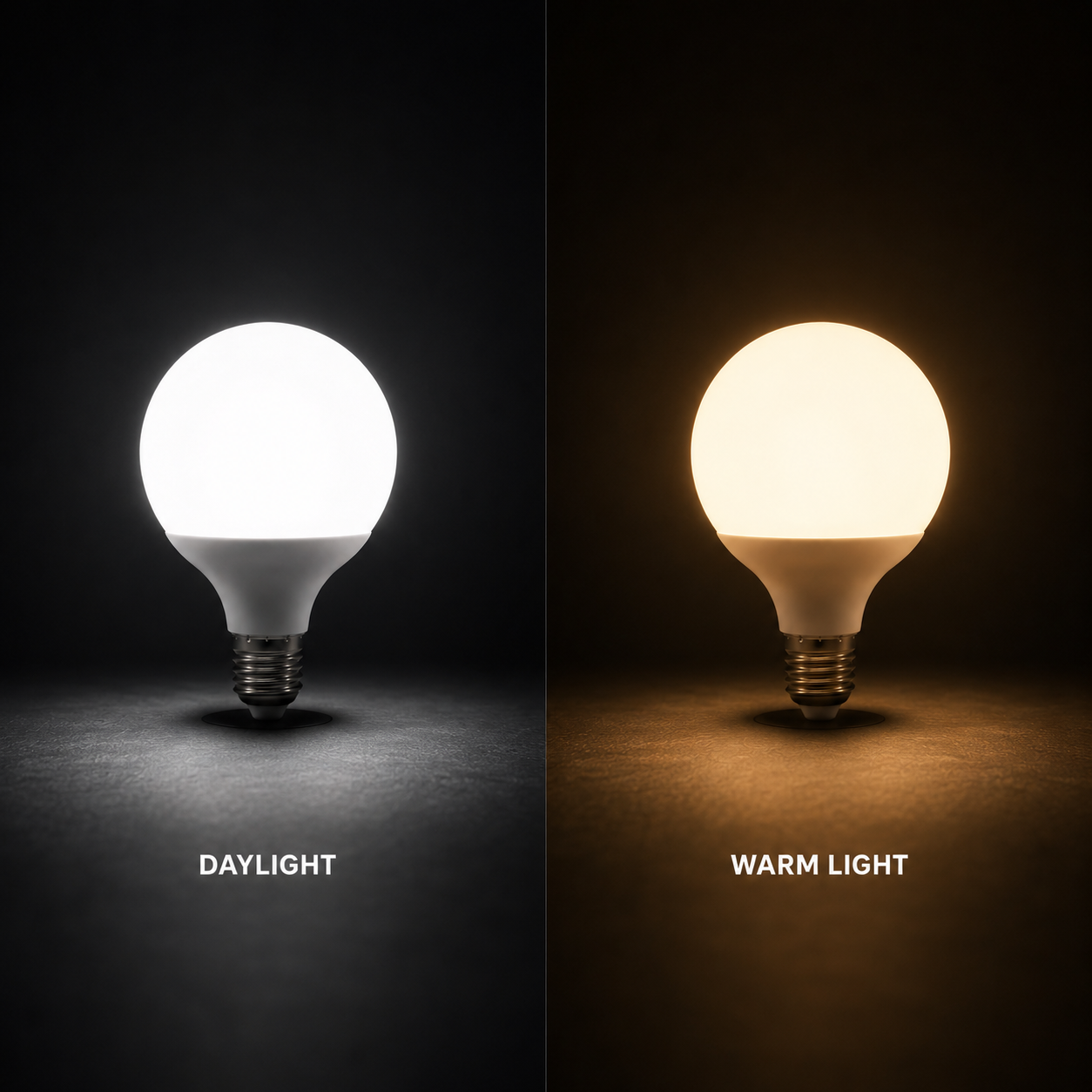 LED Globe Bulb E27 220V - G95 15W / G120 25W - Warm White or Daylight