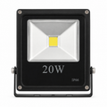 20W LED flood light with black casing on a white background