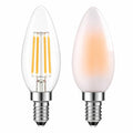 LED Filament Candle Bulb E14 4W Warm White – Clear or Frosted Lebanon