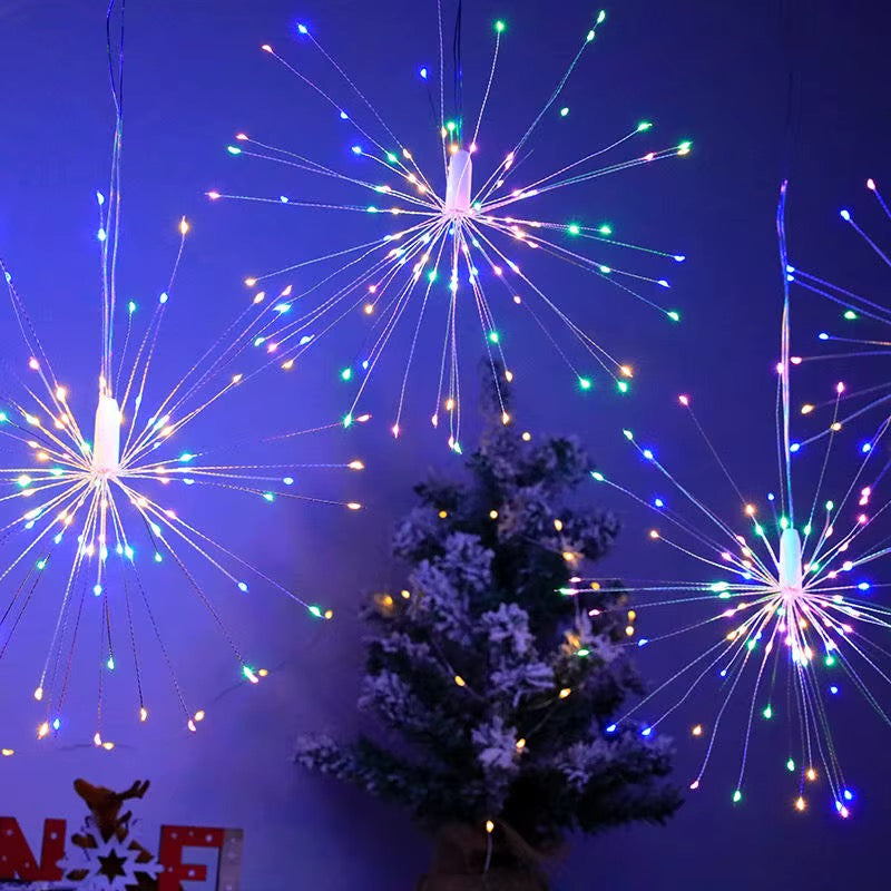 LED Firework Light 5m – 500 LEDs Starburst Hanging Decorative Light | Warm White, Daylight & RGB