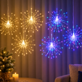 LED Firework Light 5m – 500 LEDs Starburst Hanging Decorative Light | Warm White, Daylight & RGB