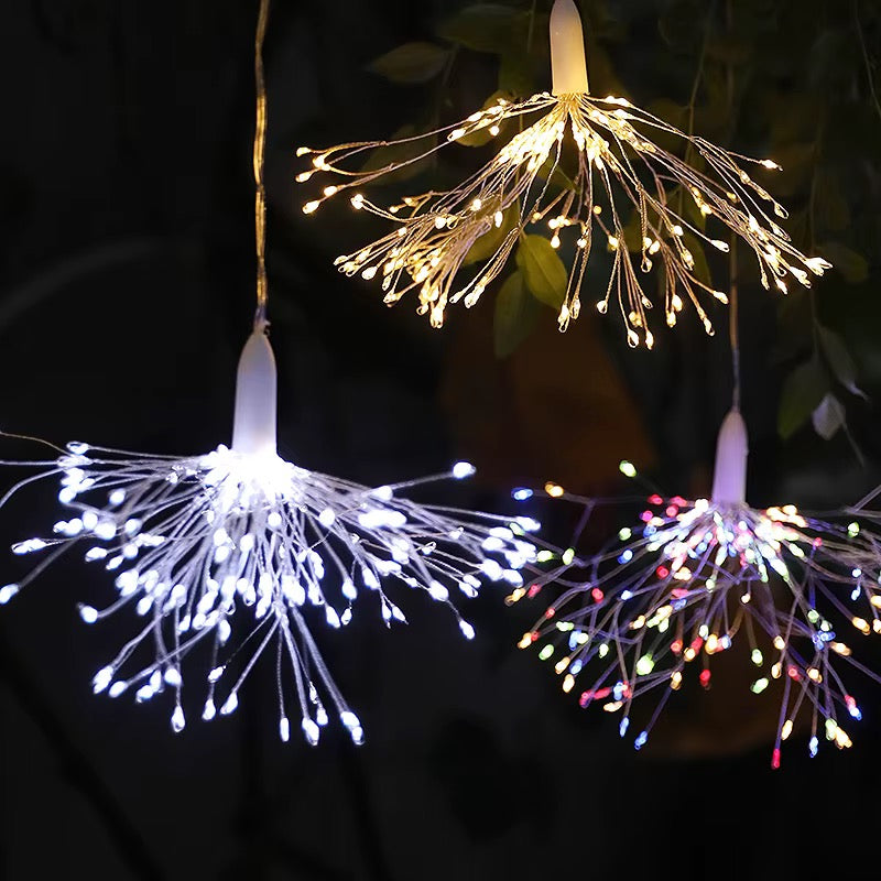 LED Firework Light 5m – 500 LEDs Starburst Hanging Decorative Light | Warm White, Daylight & RGB
