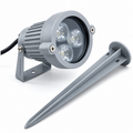 LED Garden Spike Light 3×1W 220V IP67 Metal – Red or Pink