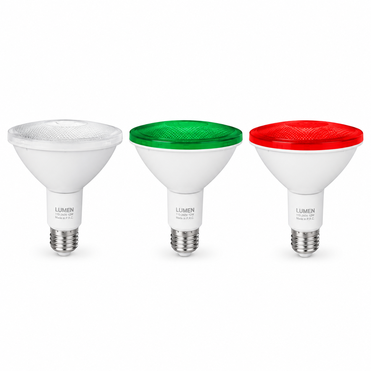 LED PAR38 COB 12W E27 Bulb 220V – Daylight, Warm White, Green & Red Lebanon