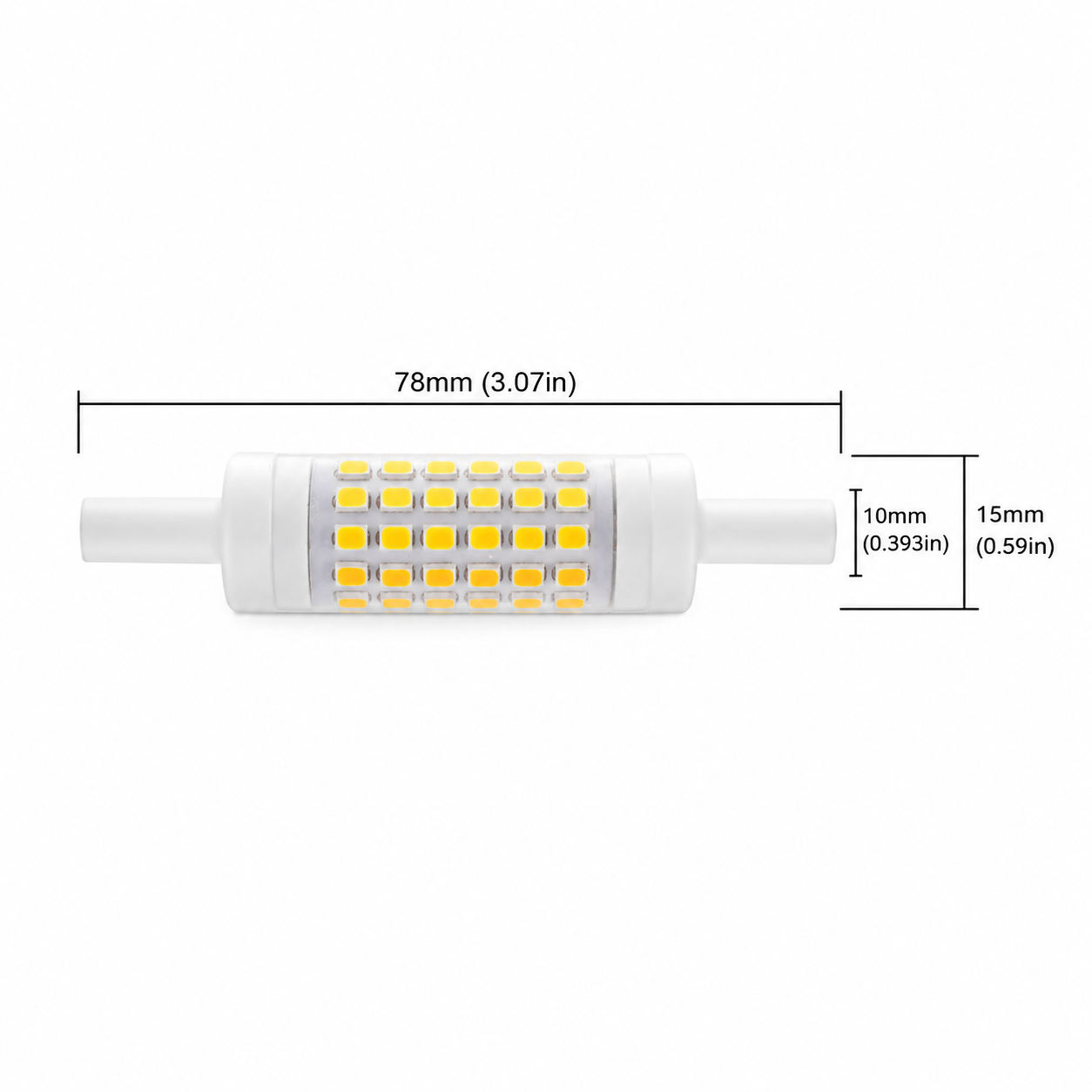 LED R7S Lamp 9W 78mm 220V – Warm White Beyrouth