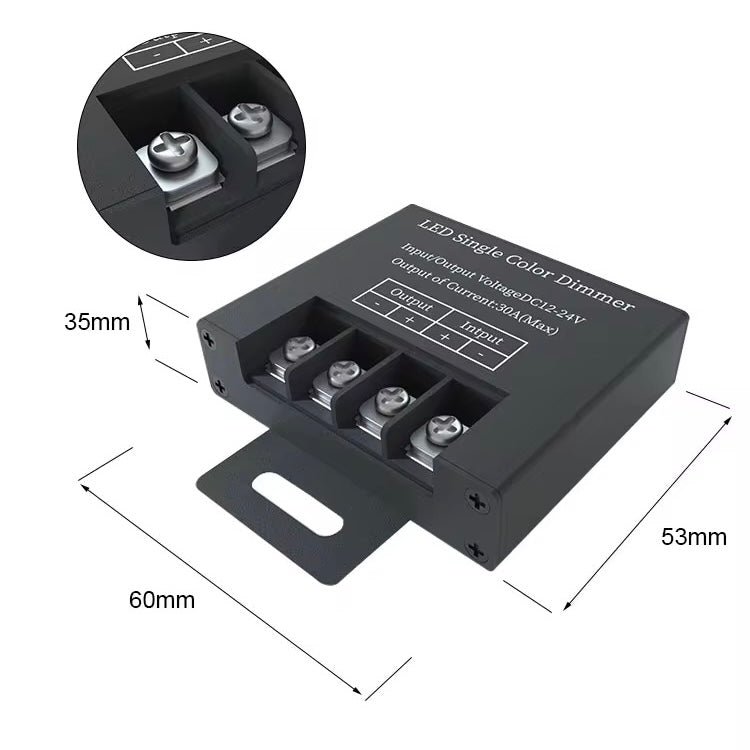 LED Single Color Dimmer with RF Remote 12-24V DC 30A Beirut