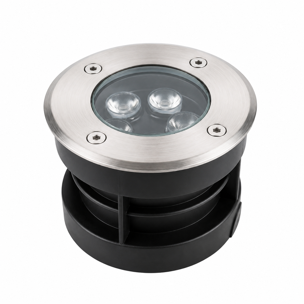 LED Underground Light 5×1W IP67 – Ø100mm | Warm White / Daylight
