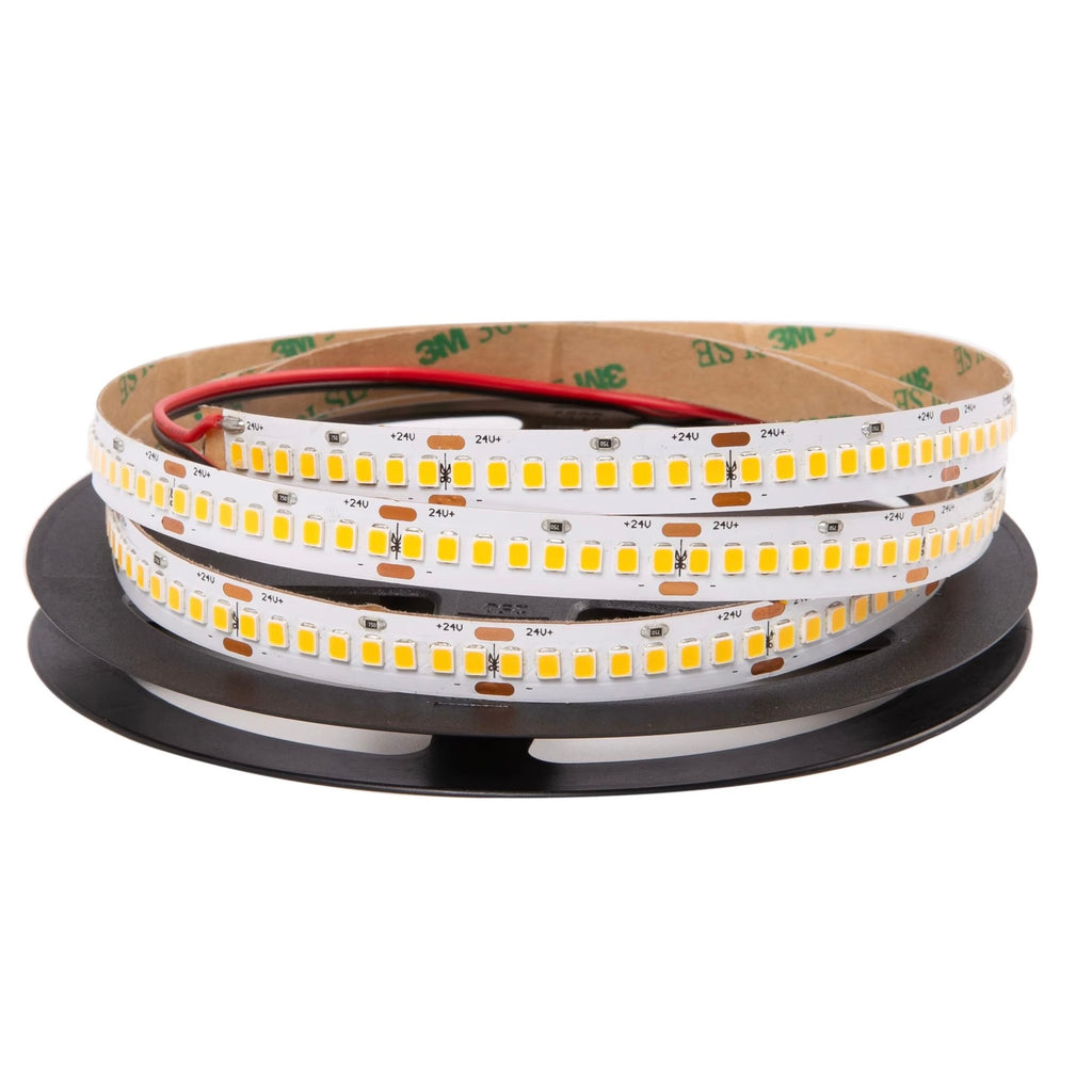 2835 Flexible LED Strip 3000K Warm White – 240 LEDs/m, 24V, IP20, 10m Roll
