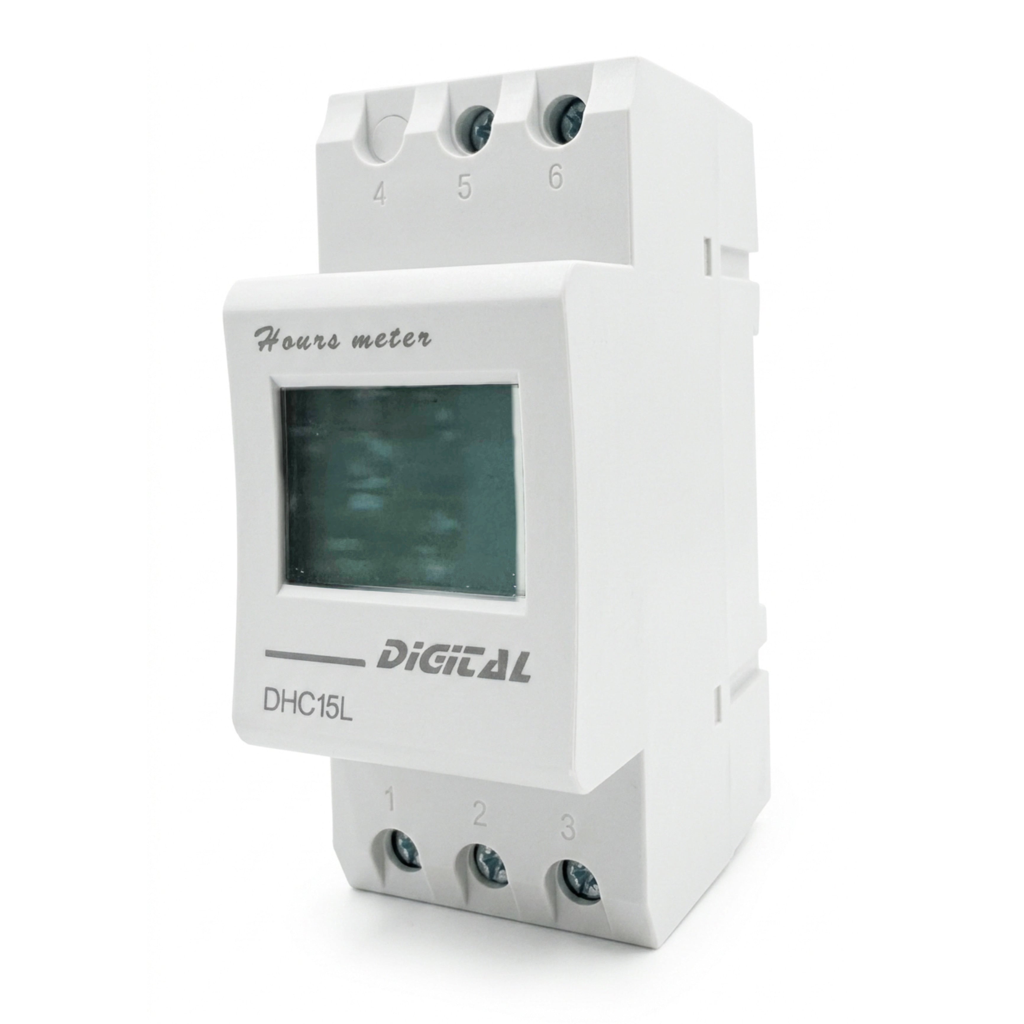 Modular Digital Hour Meter 220V – DIN Rail Running Time Counter