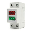 Modular Digital Voltmeter & Ammeter 100A – 2 Module DIN Rail Meter Lebanon