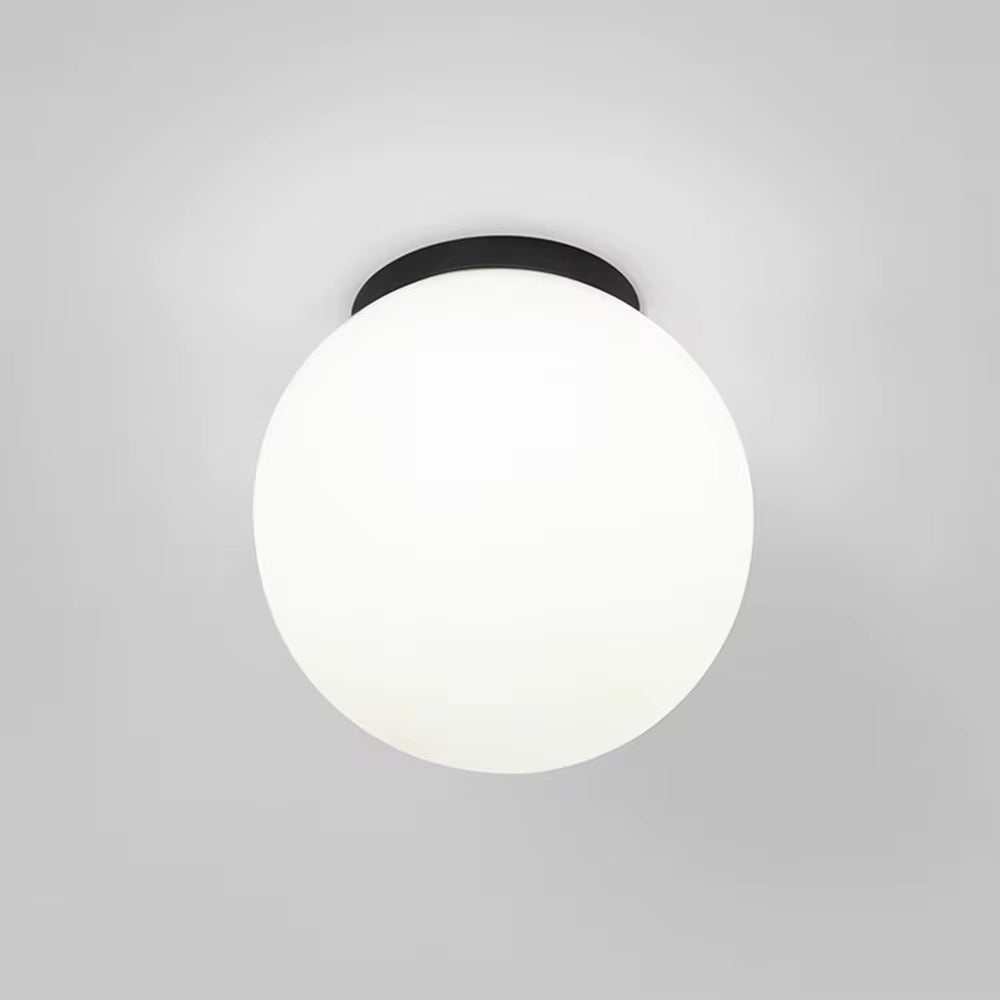 Opal Globe Light Fixture – E27 Lamp Holder – Ø20cm / Ø25cm Jounieh