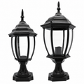 Outdoor Lantern Post Light E27 – 60W / 100W – Black Lebanon