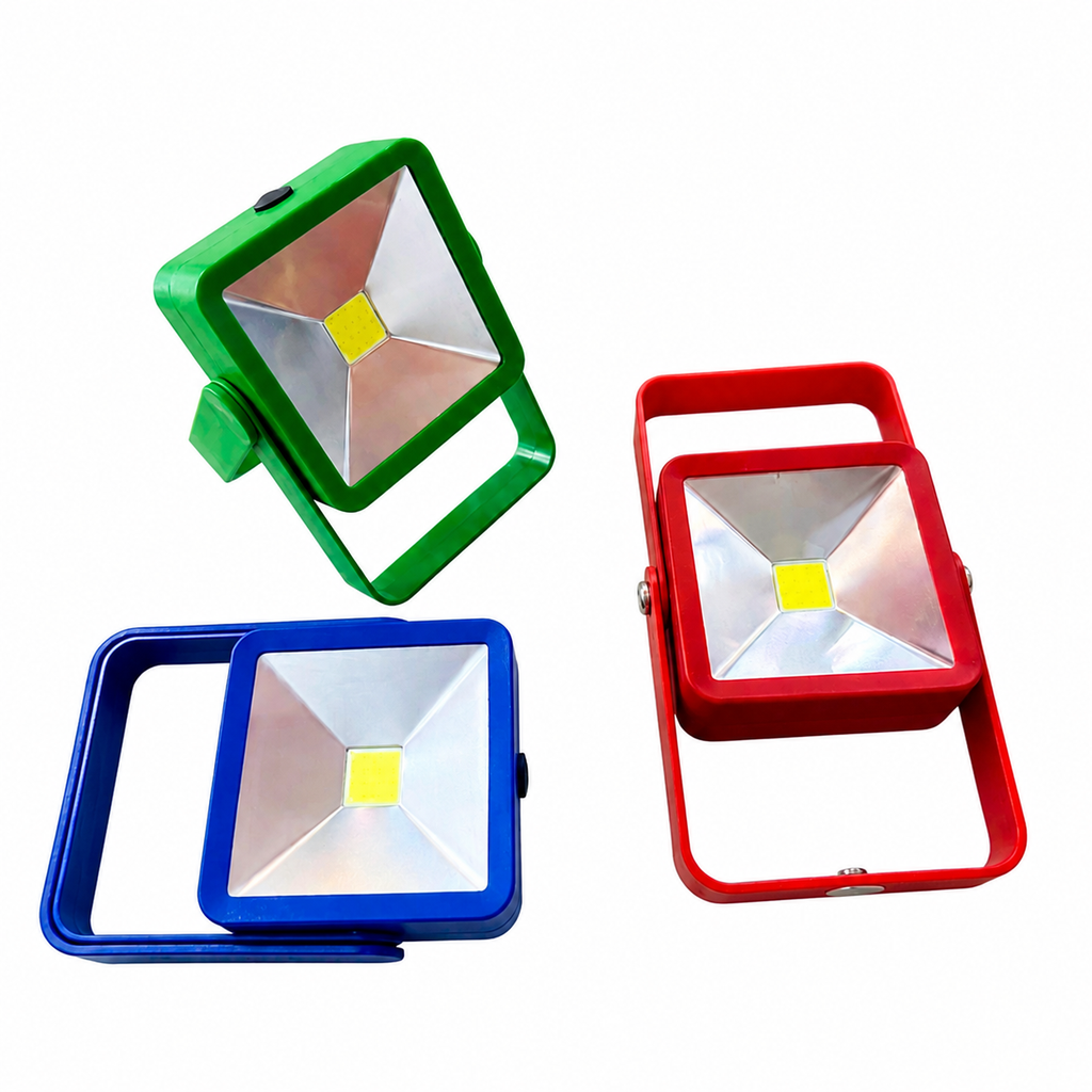 Portable 3W COB LED Work Light – 4×AAA Battery Powered Adjustable Emergency Lamp