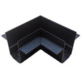 Recessed L-Corner for Magnetic Track – Black Lebanon