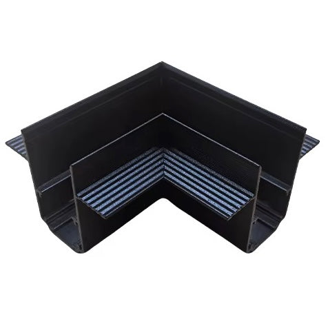 Recessed L-Corner for Magnetic Track – Black Lebanon