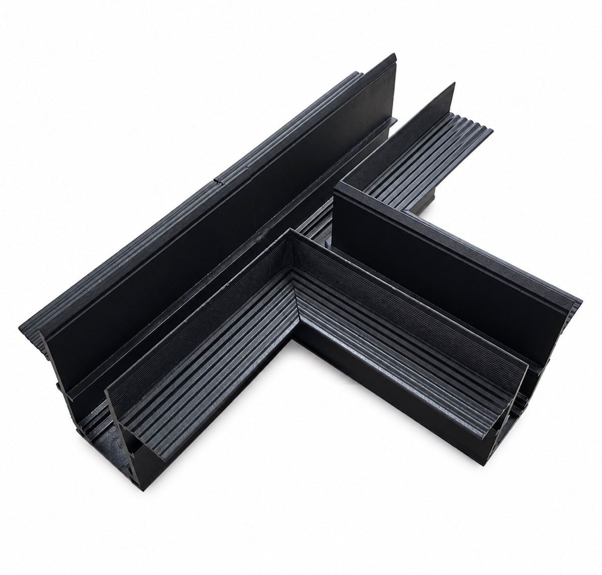 Recessed T-Connector for Magnetic Track – Black Lebanon