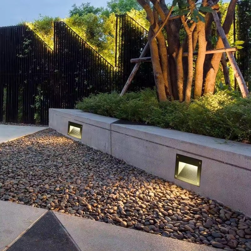 Recessed Wall Lamp 220V – 145×70mm & 160×95mm – Daylight & Warm White Zalka