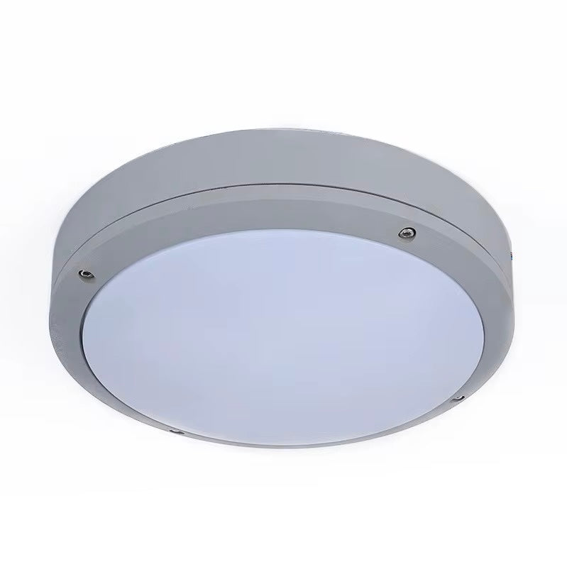 Round Ceiling Lamp E27 IP65 – Grey | Outdoor & Utility Light Lebanon