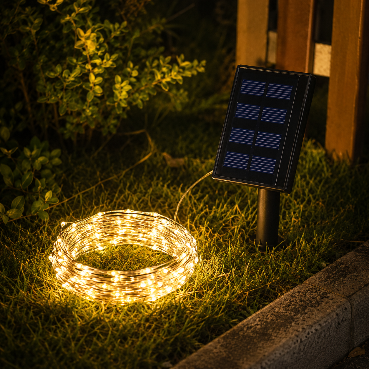Solar LED Decorative String Light 6M – Warm White