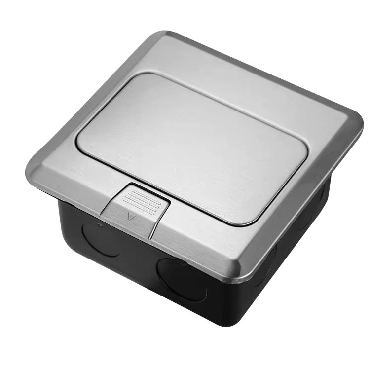 Stainless Steel Floor Socket Box – 3 Module Pop-Up Floor Box Beirut