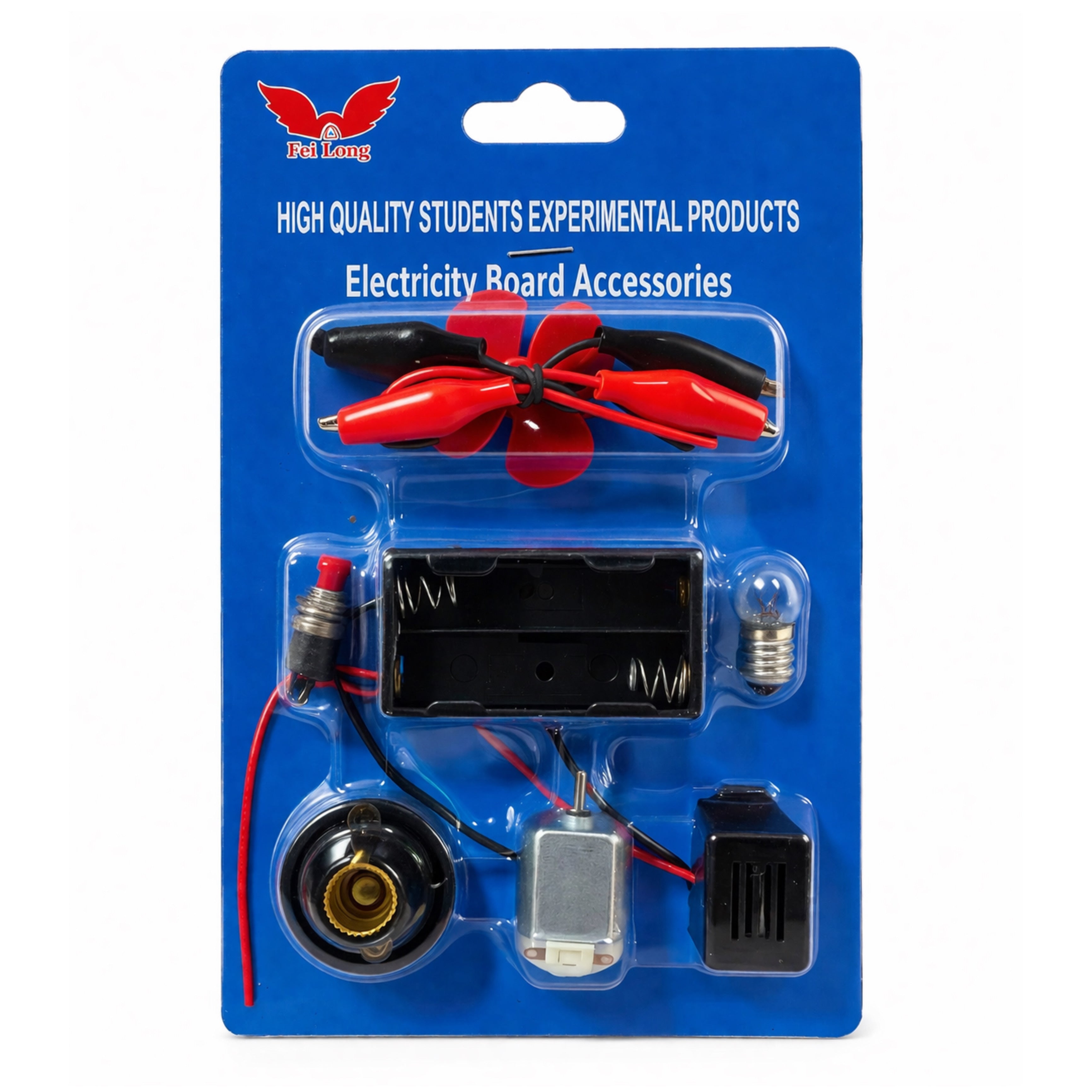 Packaged electricity board student test on a blue background lebanon