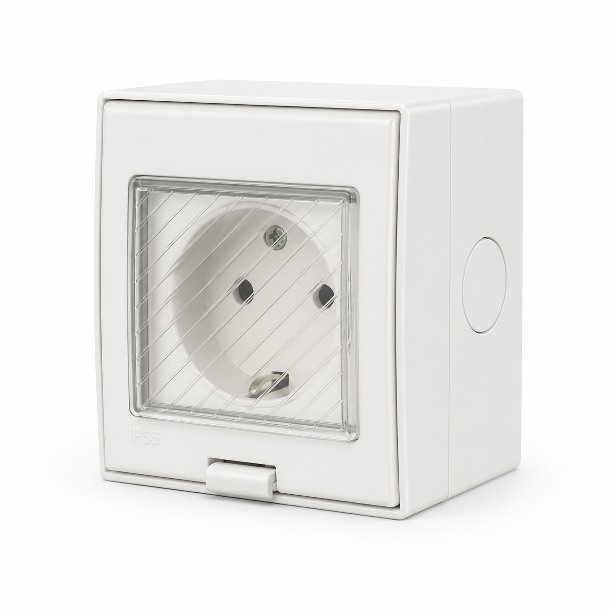Surface-Mounted Schuko Socket 16A IP55 – Waterproof lebanon 