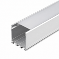 Surface Aluminum Profile Trunk – 2M & 3M Silver | 30x30mm