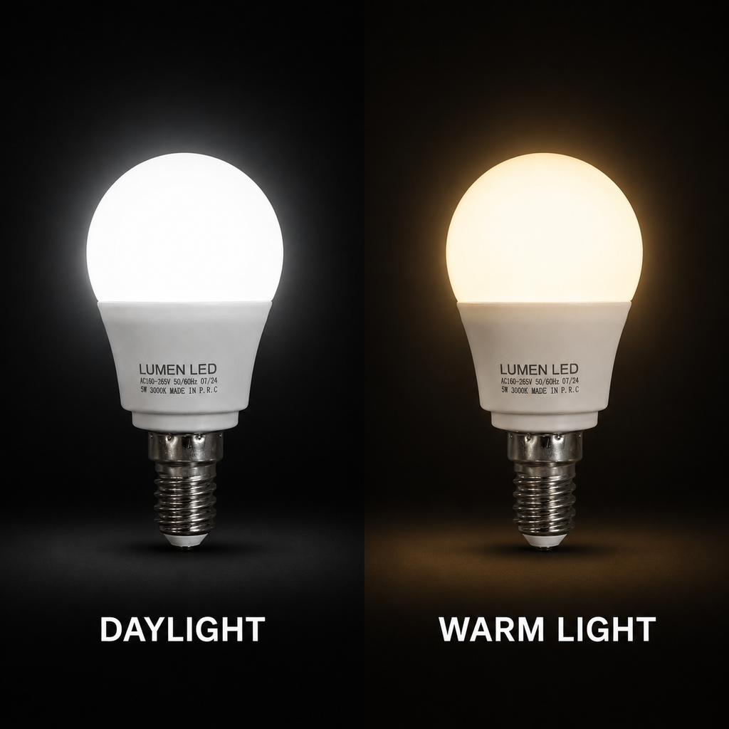 G45 LED Bulb 5W 220V | E14 & E27 Base | Daylight & Warm Light