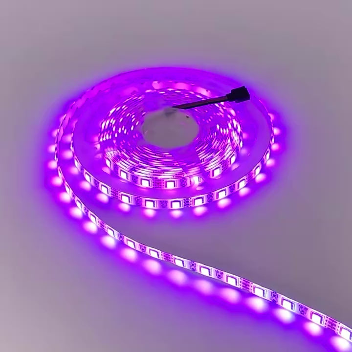 RGB LED Strip Light 5050/60 – 12V DC, 5m Roll